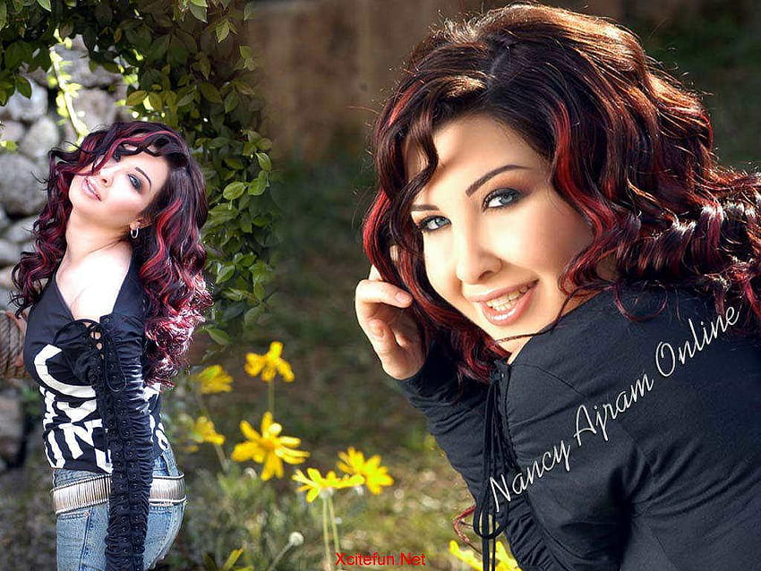 Нанси Аджрам – ливанска певица HD тапет