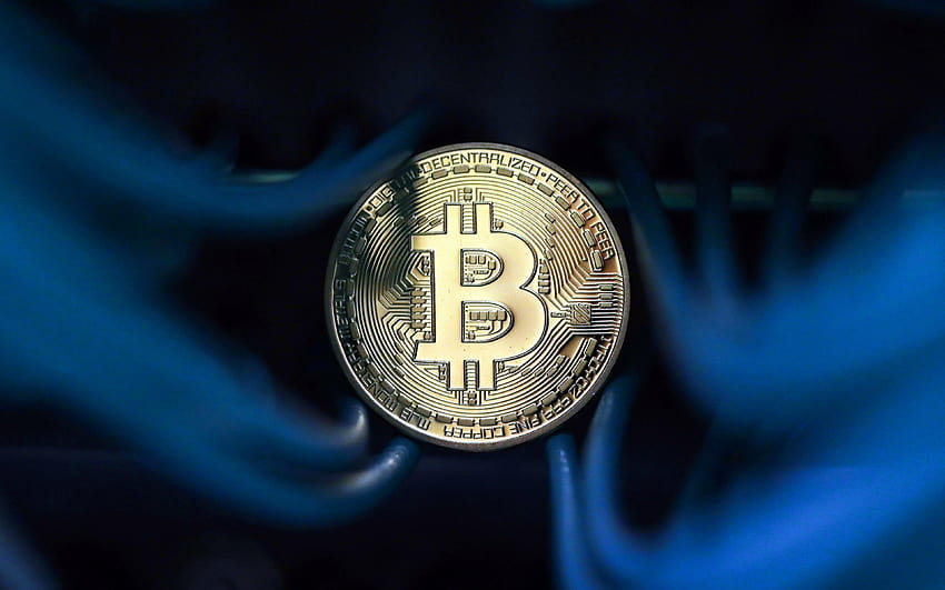 Bitcoin, Kryptowährung, Bitcoin-Zeichen HD-Hintergrundbild