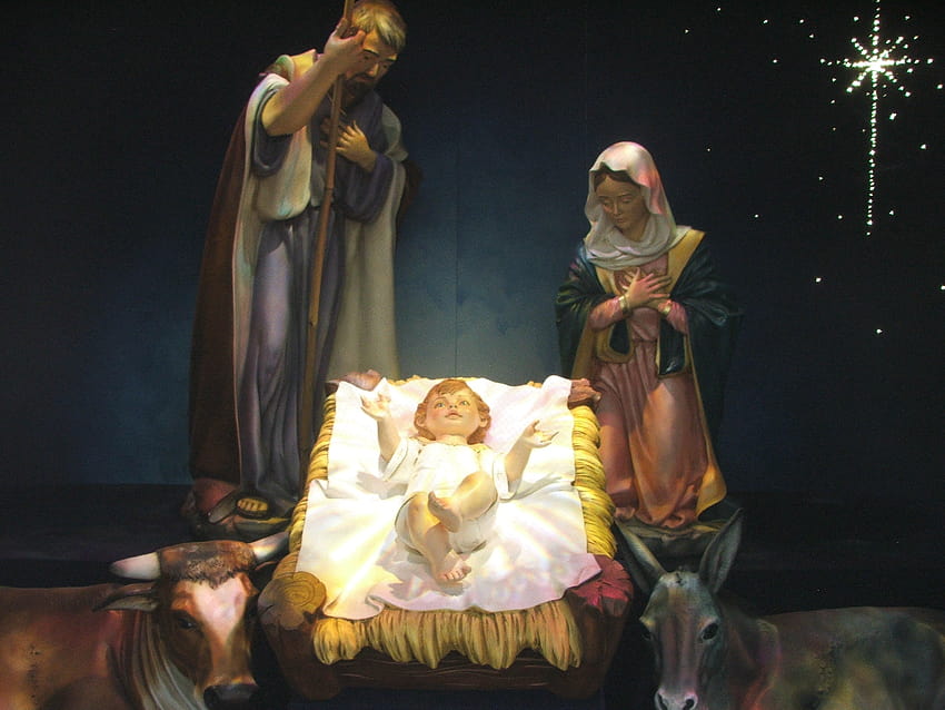 4 Baby Jesus Christmas HD wallpaper