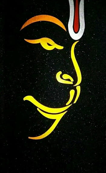 Bajrangbali, angry, balaji, bhagwa, bhagwan, black, chalisa, hanuman ji,  orange, HD phone wallpaper | Peakpx