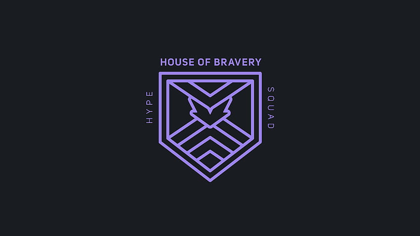 Discord HypeSquad 및 House of Bravery HD 월페이퍼