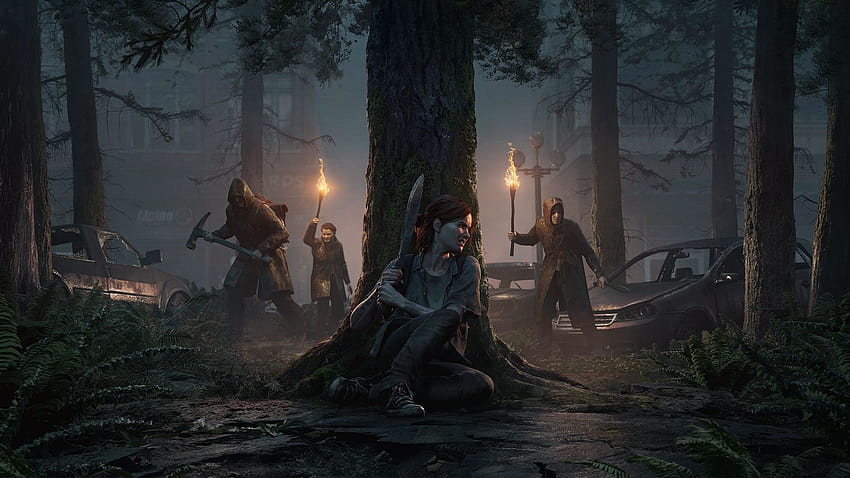 Fordern Sie ein dynamisches Design „Last of Us Part II“ für PS4 und „The Last of Us 1“ an HD-Hintergrundbild