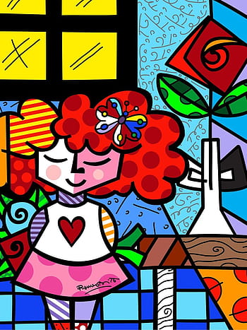 Images Of Romero Britto Art Print Poster Wall Wallpaper | Malfatti