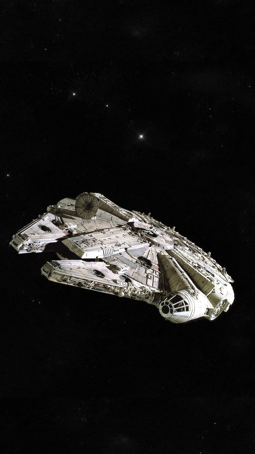 Halcón Milenario Nave espacial Star Wars Móvil, halcón milenario iphone fondo de pantalla del teléfono