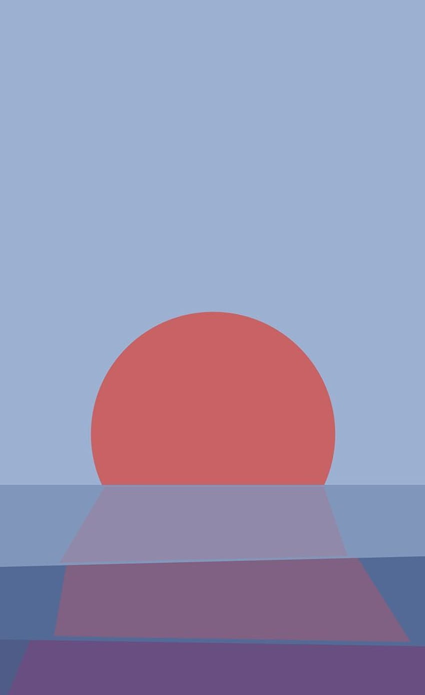 Sunset for, sunset minimal HD phone wallpaper | Pxfuel