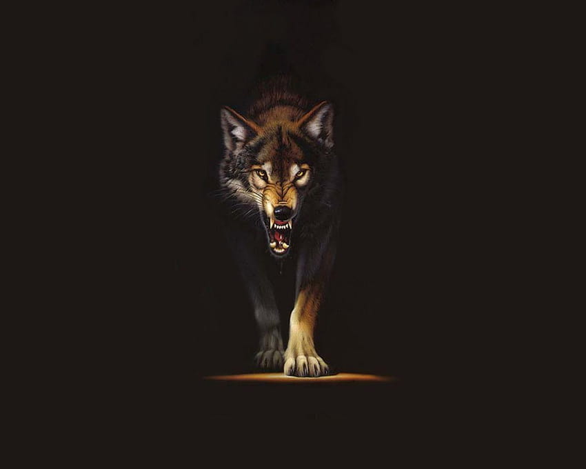 Animated Wolf Group, halloween wolf HD wallpaper