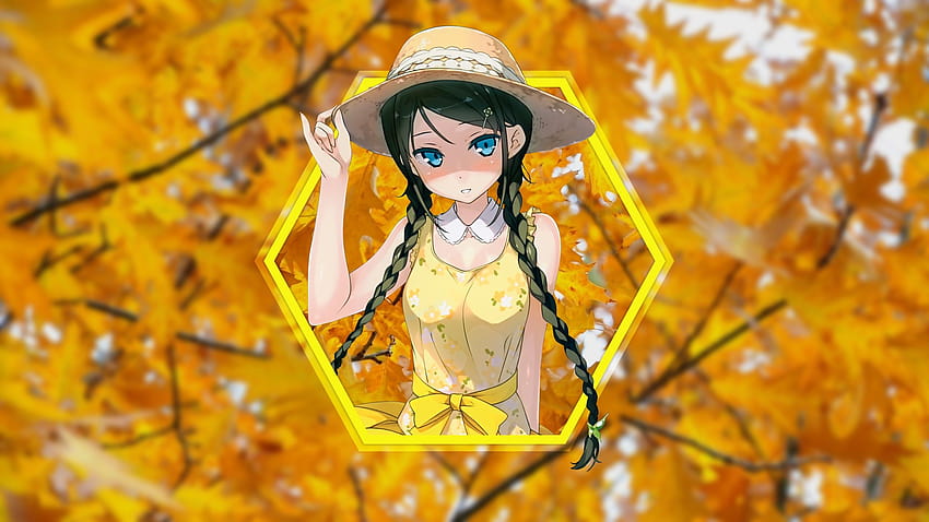 Kantoku, Yellow dress, Geometry, Shapes, Anime girls, yellow anime girl ...