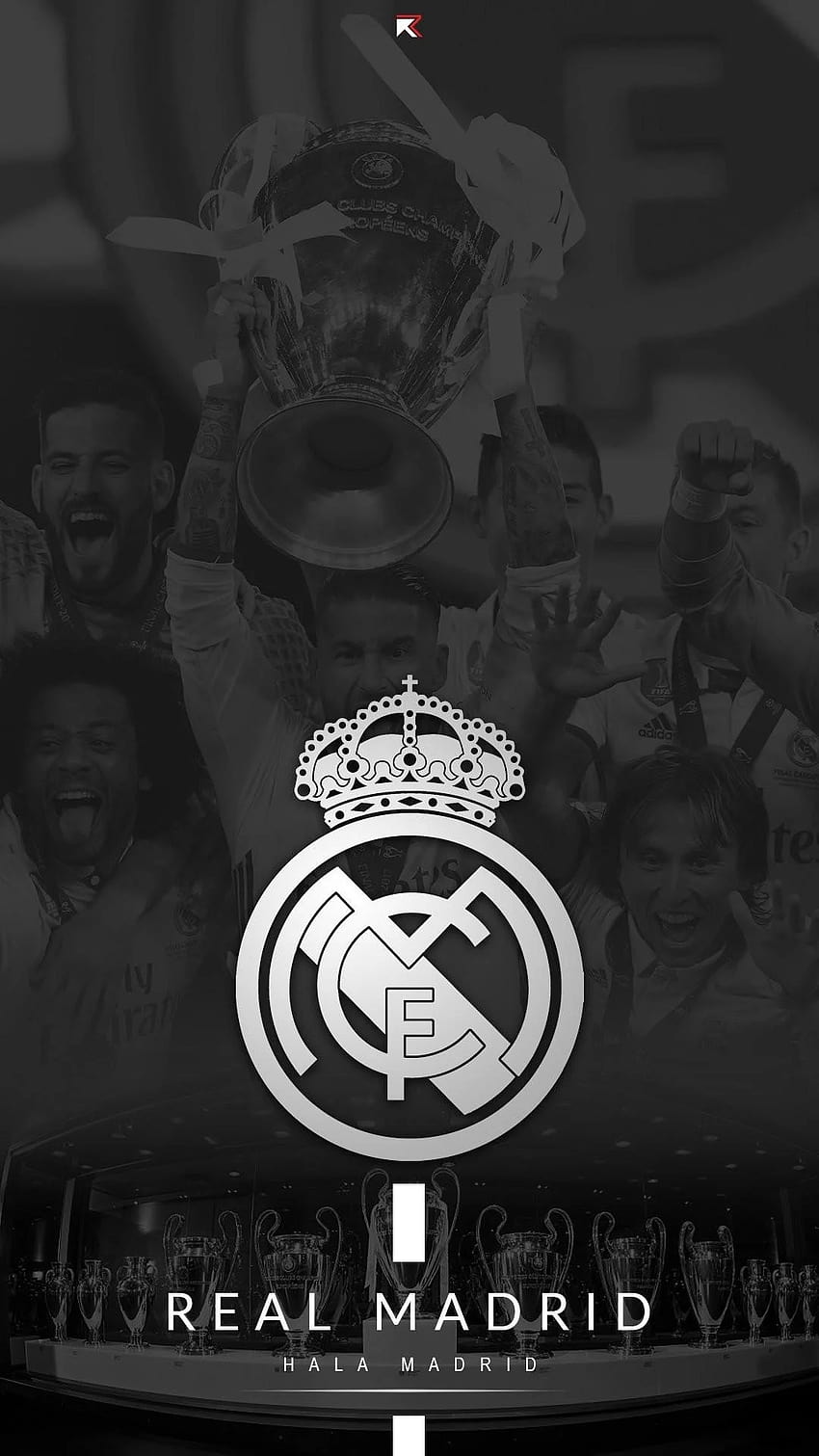 8 Real Madrid, Real Madrid 2020 HD-Handy-Hintergrundbild