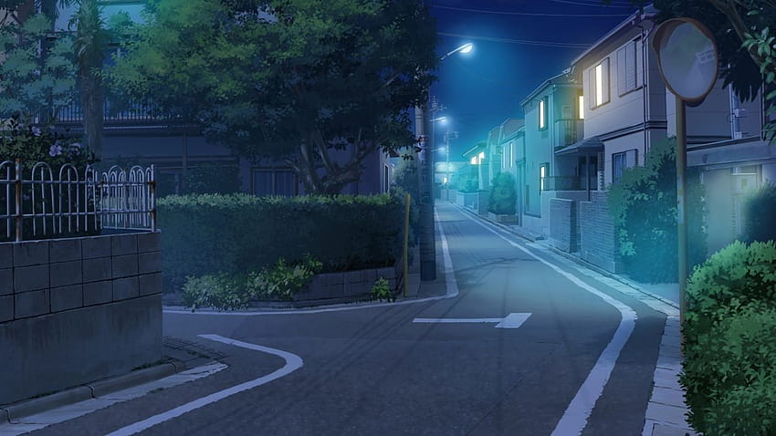 Anime street night HD wallpaper | Pxfuel