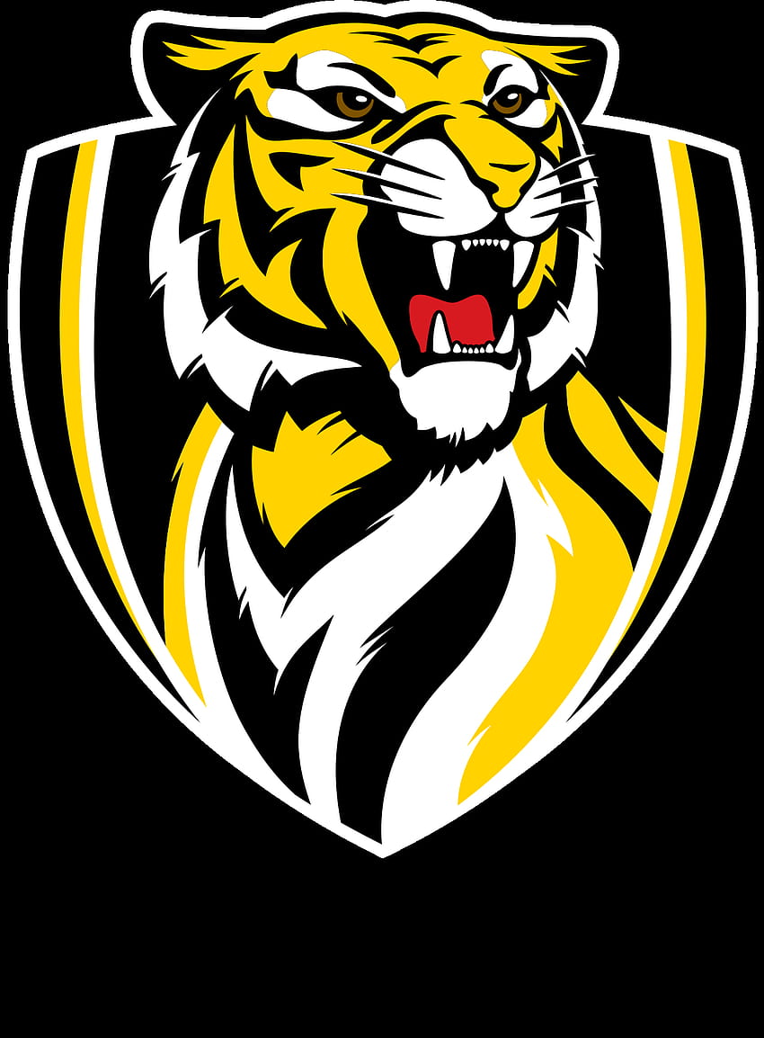 Logo Richmond, tygrysy z Richmond Tapeta na telefon HD