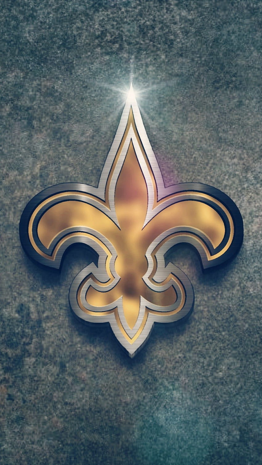 Logotipo de la NFL New Orleans, logotipo de los santos fondo de pantalla del teléfono