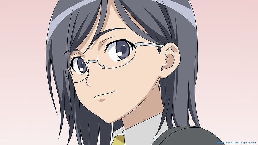 Anime Girl Wearing Spectacles, Anime Girl With Spectacles, Anime Girl, Closeup, Gesicht Closeup, Gesicht, Brille, Anime, Animationsfigur, Zeichentrickfigur, Animation, Charakter, Cartoon, Grafik, Design, Digital, Kunst, Kunstwerk, Nebeneinander schauen, Seite, süßes Brillen-Cartoon-Mädchen HD-Hintergrundbild