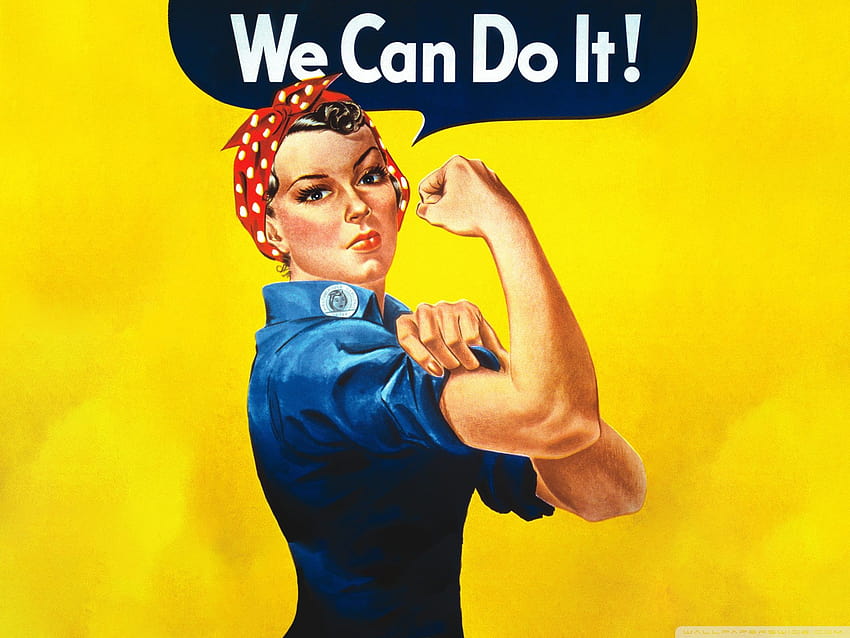 We Can Do It! Ultra Backgrounds for U TV : & UltraWide & Laptop : Multi Display, Dual Monitor : Tablet : Smartphone, women poster HD wallpaper