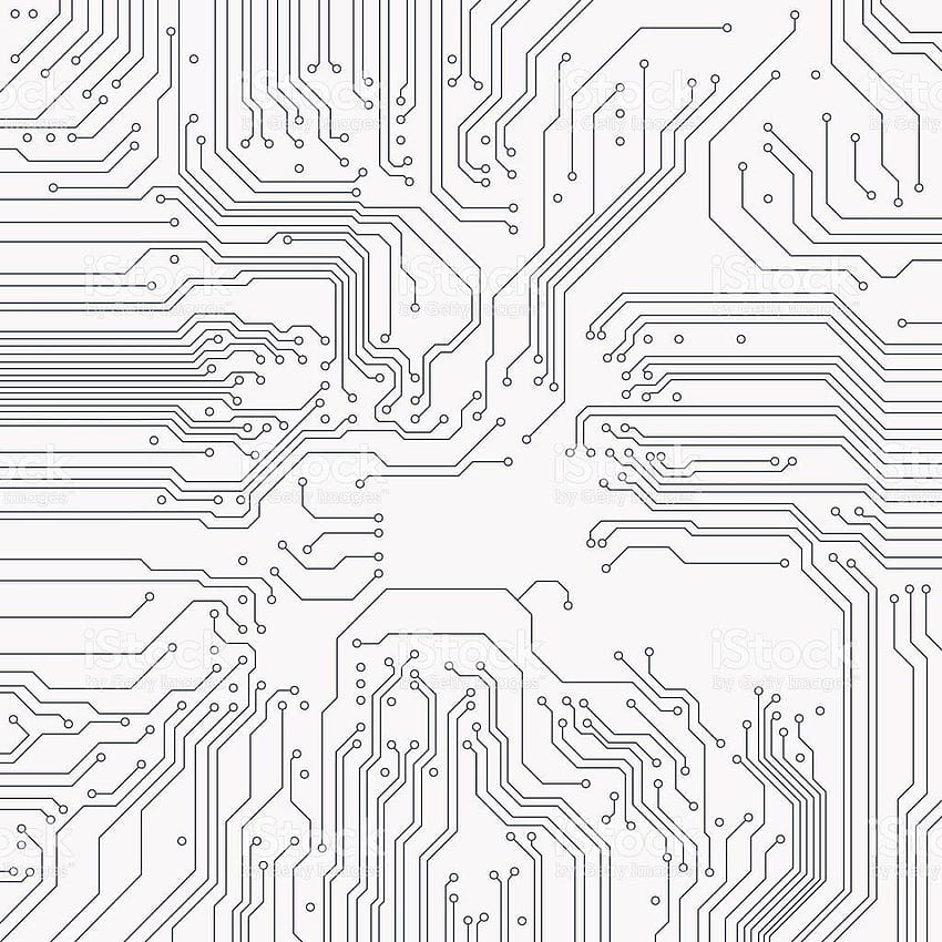 Circuit board background. Vector electronic background. HD phone wallpaper