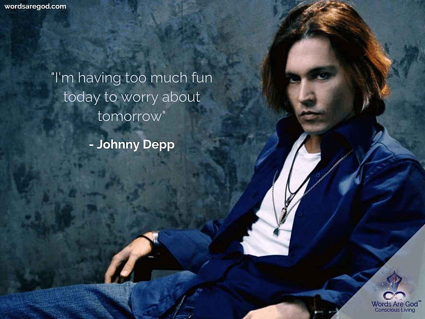 Johnny depp quote HD wallpapers | Pxfuel