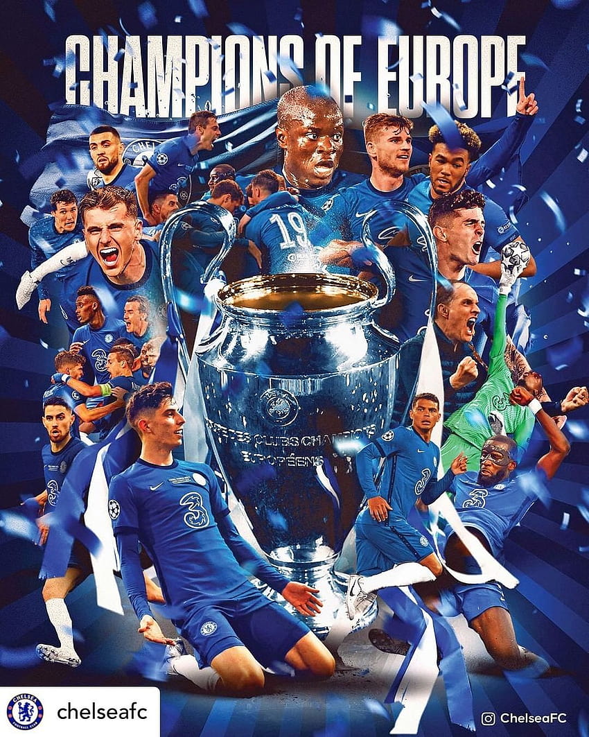 Champions de l'UEFA Champions League de Chelsea 2021 Fond d'écran de téléphone HD