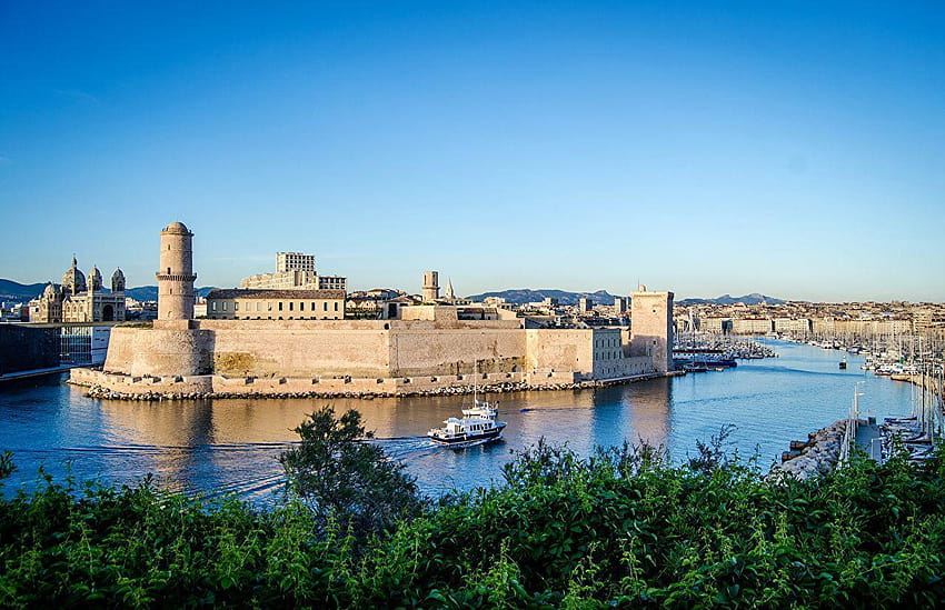 Marseille France Fortification Fort Saint HD wallpaper