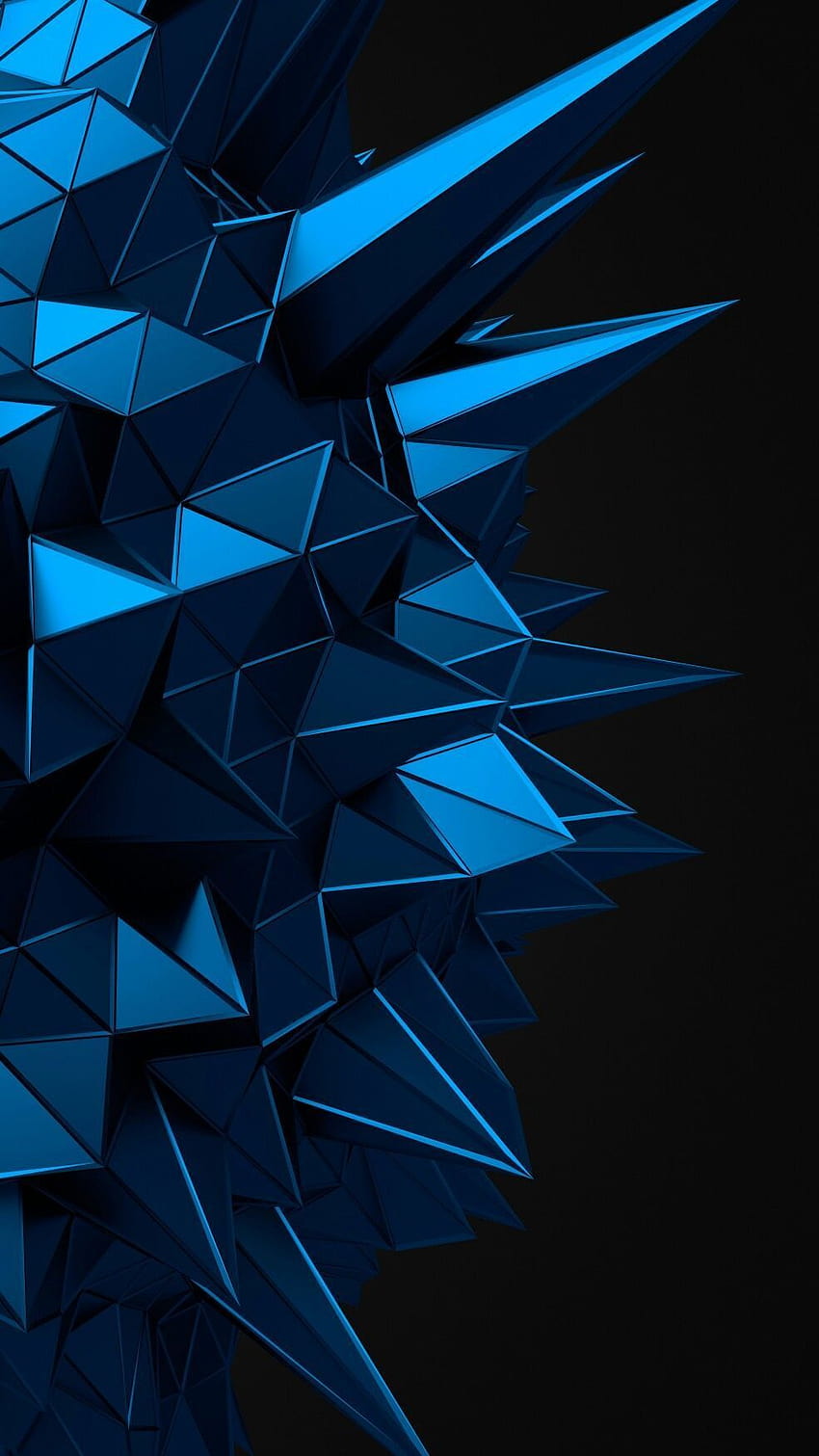 Blue, Cobalt blue, Electric blue, Pattern, Design, Graphic design, black amoled phone template HD phone wallpaper