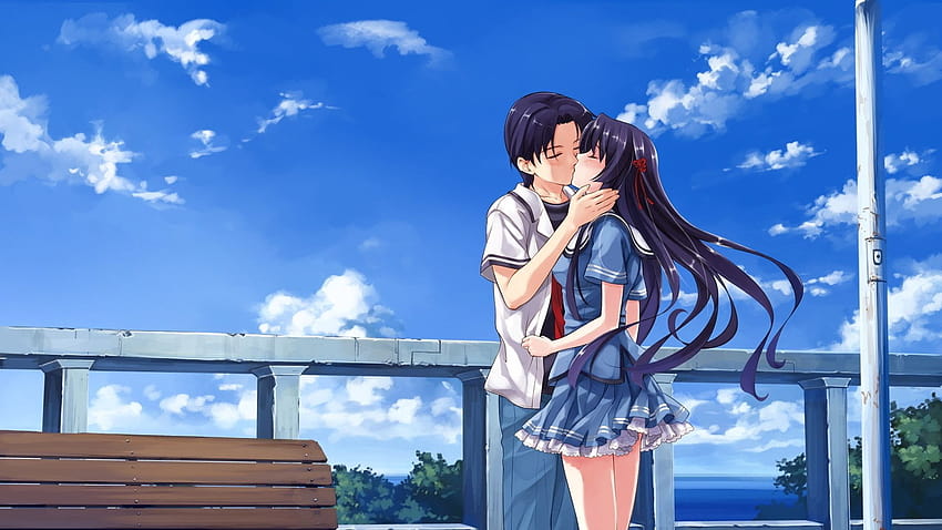 Page 3  anime girl boy kissing HD wallpapers  Pxfuel
