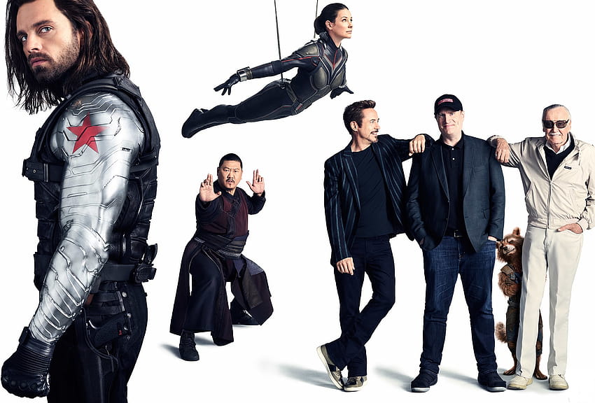 Avengers Infinity War Benedict Wong Bucky Barnes Evangeline Lilly Iron Man Kevin Feige Robert Downey HD wallpaper