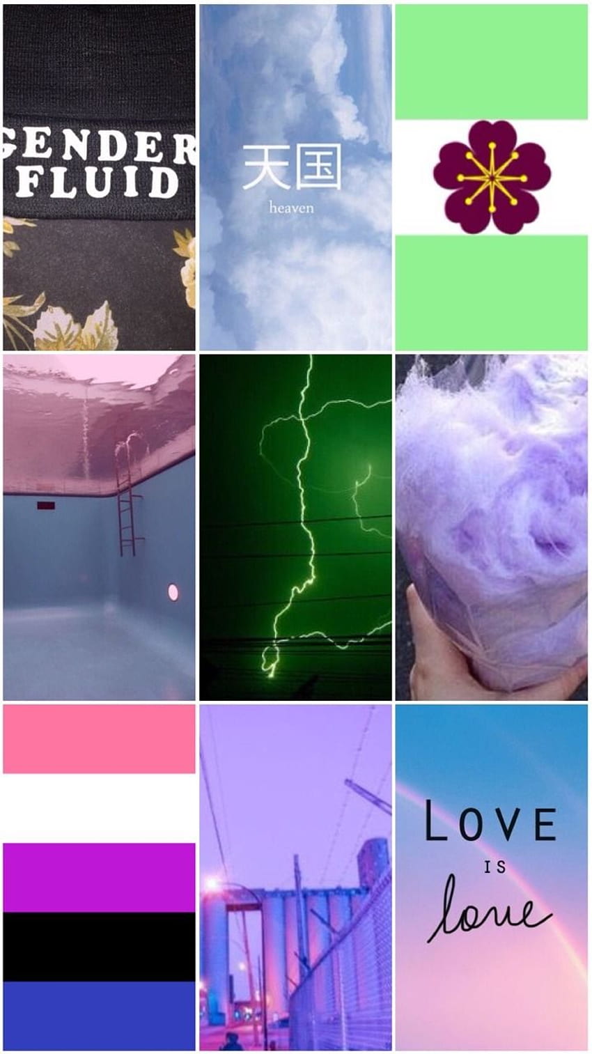 LGBTQ+-Ästhetik, Gender-Fluid HD-Handy-Hintergrundbild