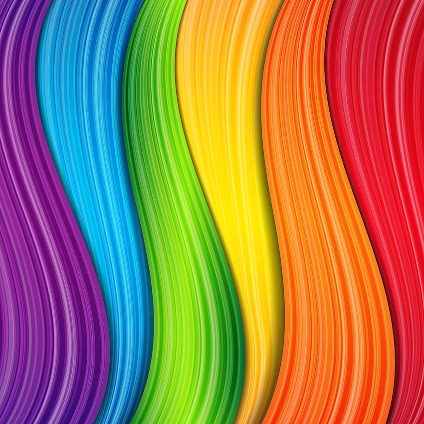 Maravillosas líneas coloridas en un diseño, líneas de arco iris. fondo de pantalla del teléfono