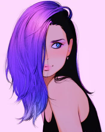 Page 6 | anime girl purple hair HD wallpapers | Pxfuel