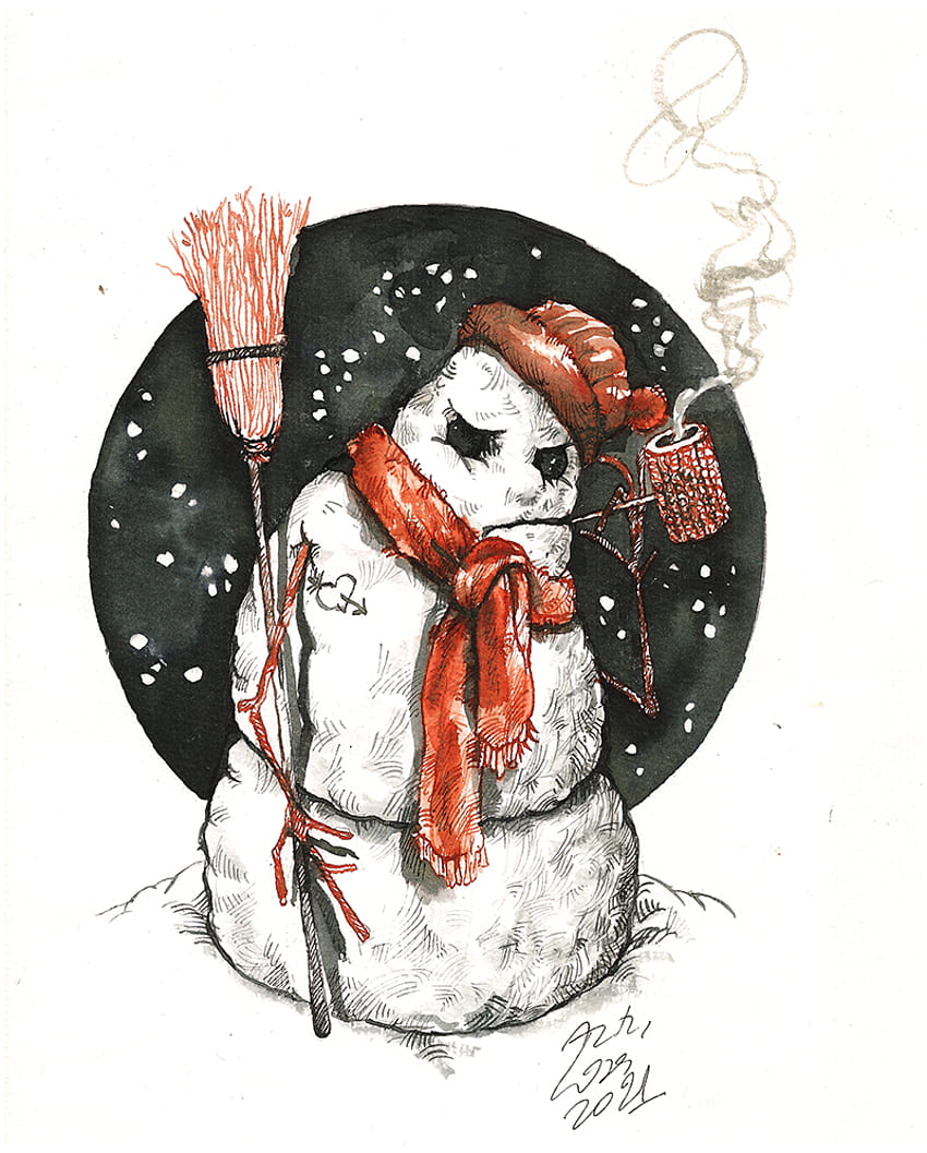 The History and Dark Side of Frosty the Snowman HD phone wallpaper