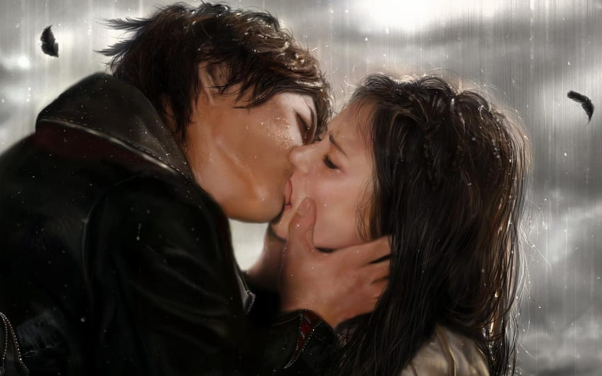 Romantic Couple, hot kiss HD wallpaper