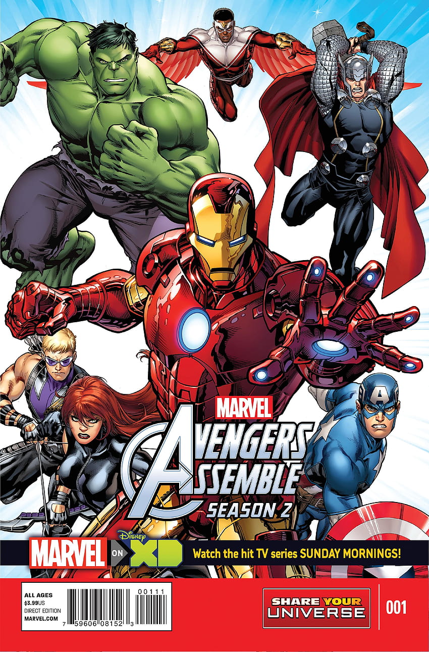 Meistgesehen Marvel's Avengers Assemble, Marvels Avengers Assemble HD-Handy-Hintergrundbild