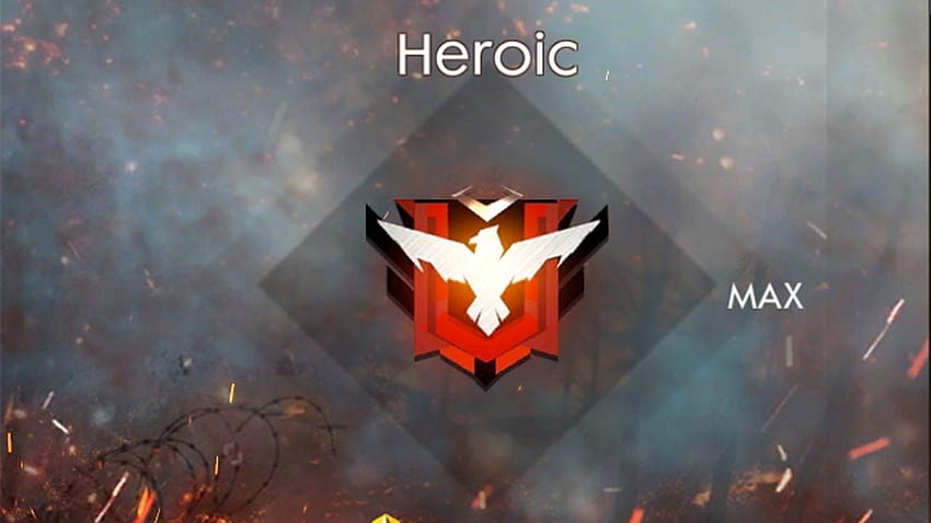 Heroic 로고 Fire, fire heroic HD 월페이퍼