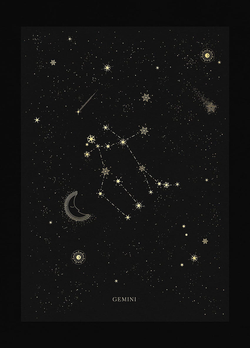 Gemini Constellation, Tierkreiskonstellation HD-Handy-Hintergrundbild
