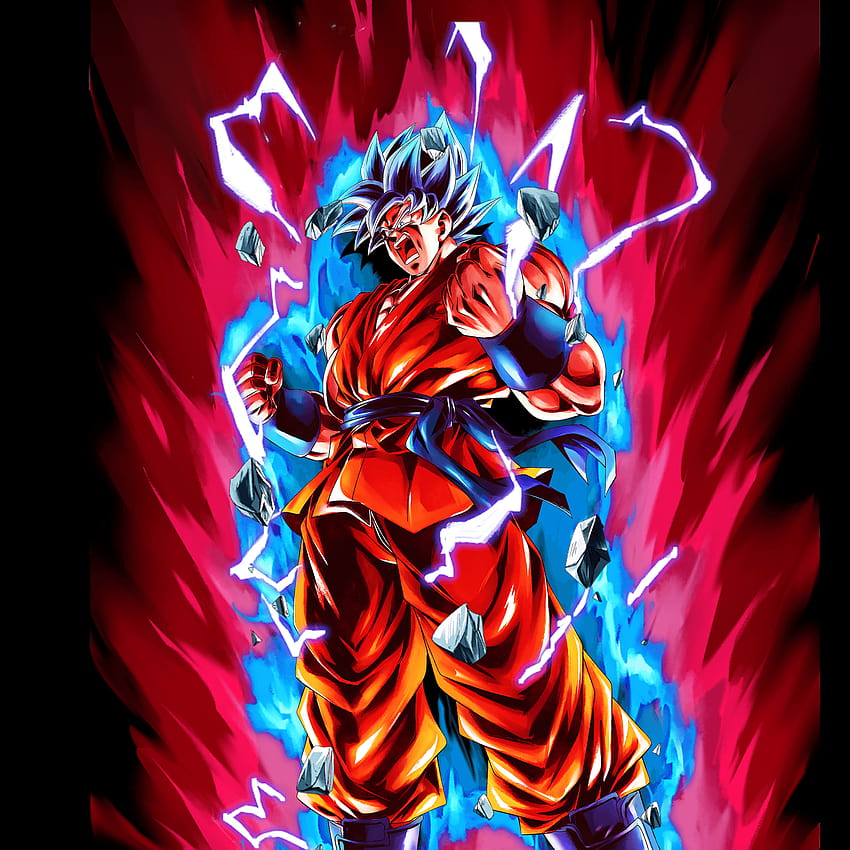 Goku Kaioken, Super-Saiyajin blauer Kaioken x20 HD-Handy-Hintergrundbild