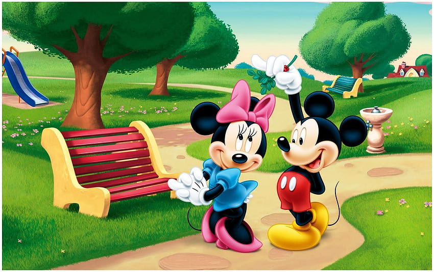 Disney Mickey Mouse Minnie Mouse, mickey and minnie mouse HD wallpaper