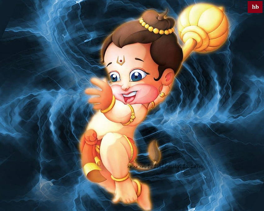 Baal Hanuman, child hanuman HD wallpaper