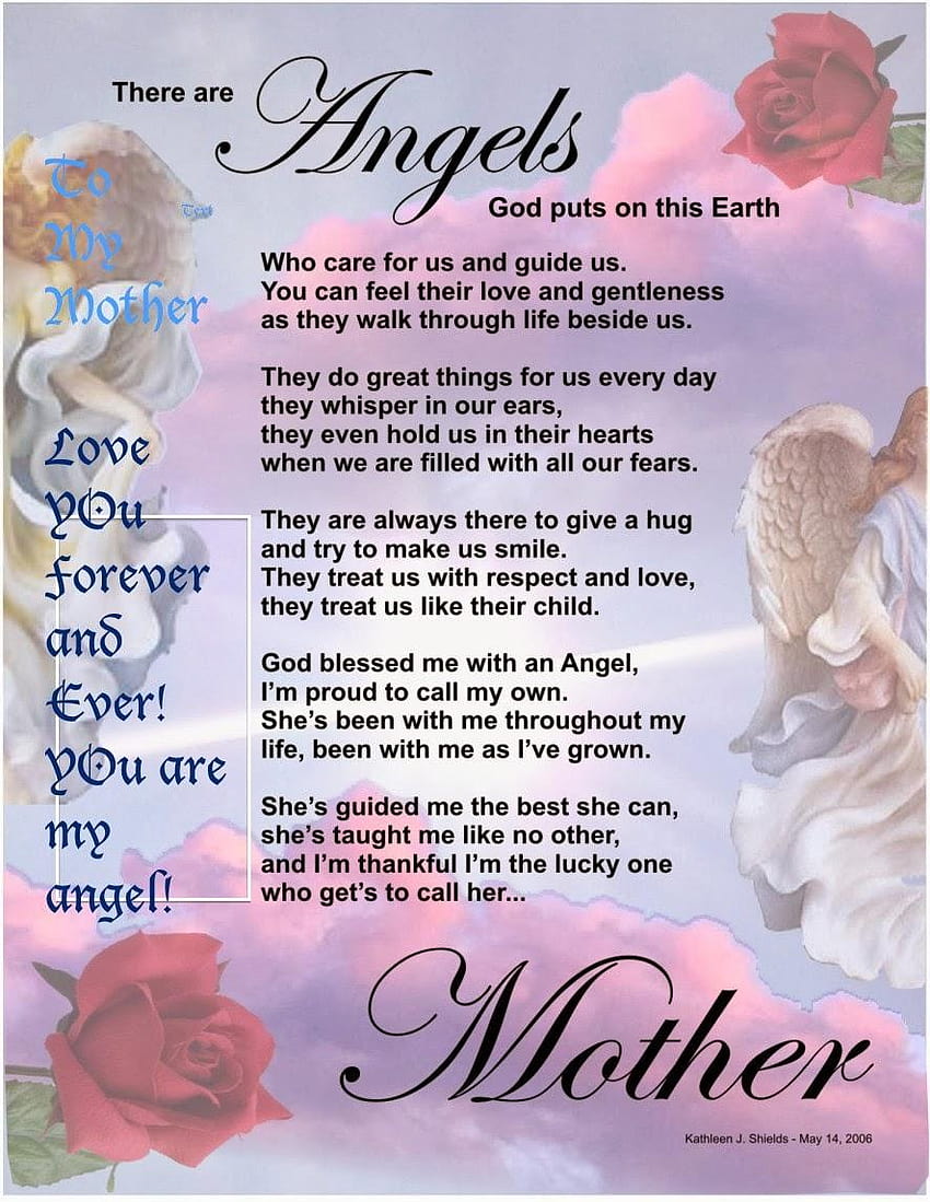 Poemas para el recuerdo de mamá, en memoria cariñosa de mamá fondo de pantalla del teléfono
