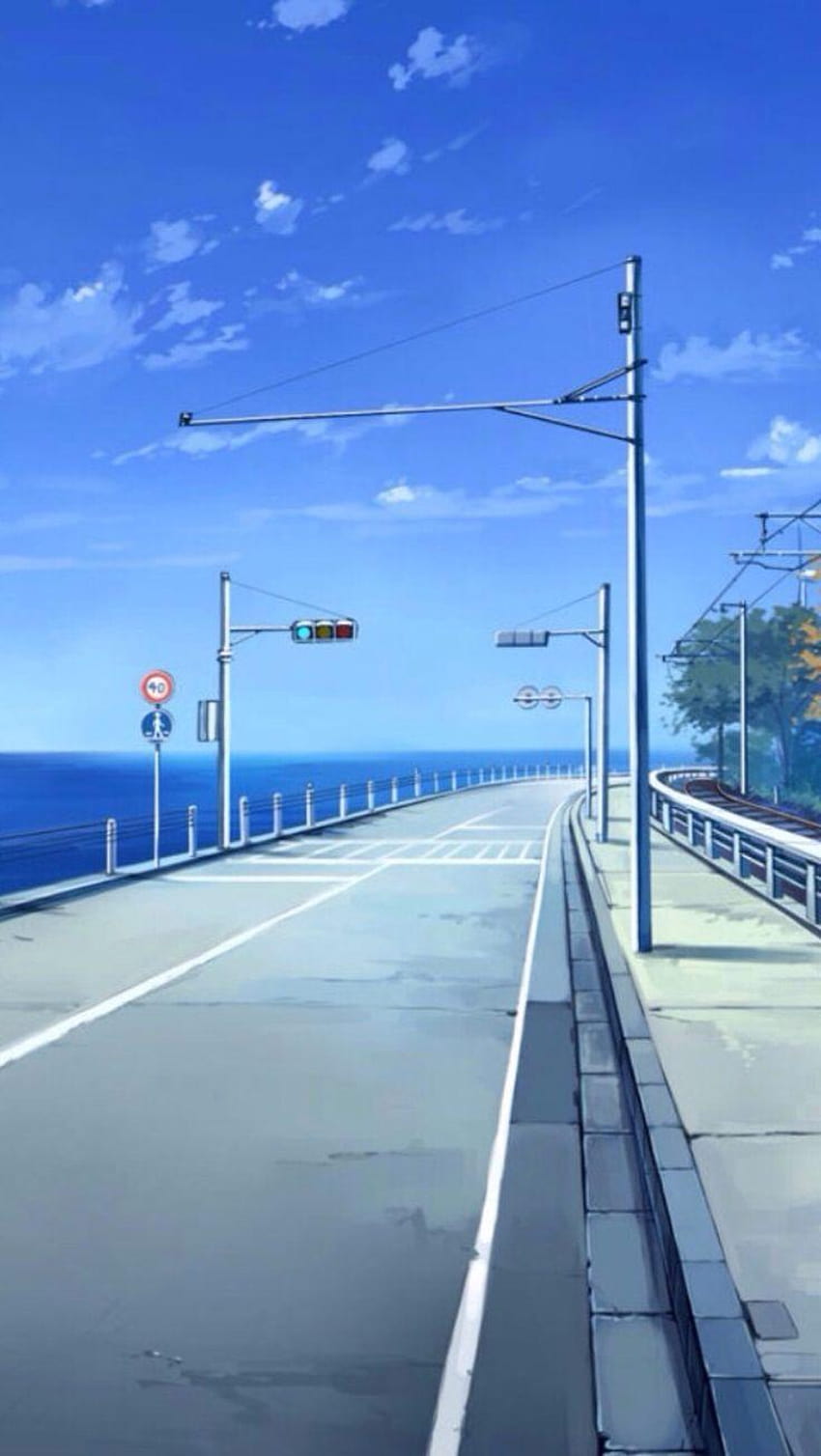 Anime Landscape Phone, Android scenario anime Sfondo del telefono HD