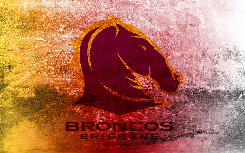 30658 Brisbane Broncos、NRL、ロゴ、ナショナル ラグビー リーグ、nrl チーム 高画質の壁紙