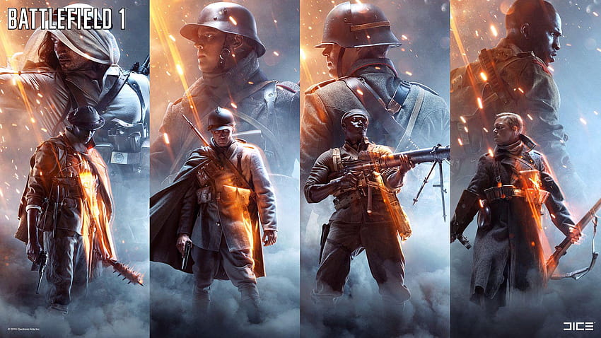 Battlefield 1 Soldiers HD wallpaper