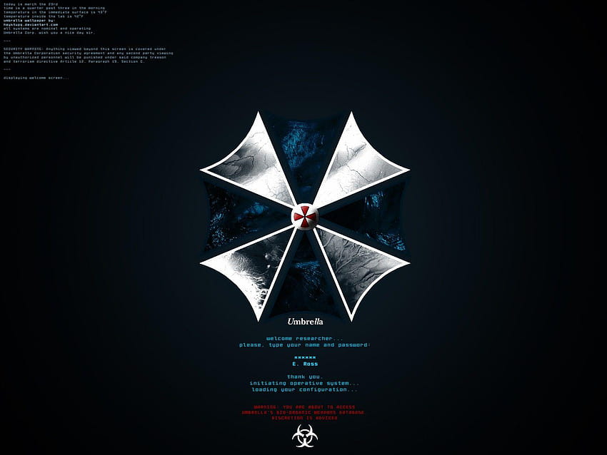 Resident Evil, umbrella corp HD wallpaper