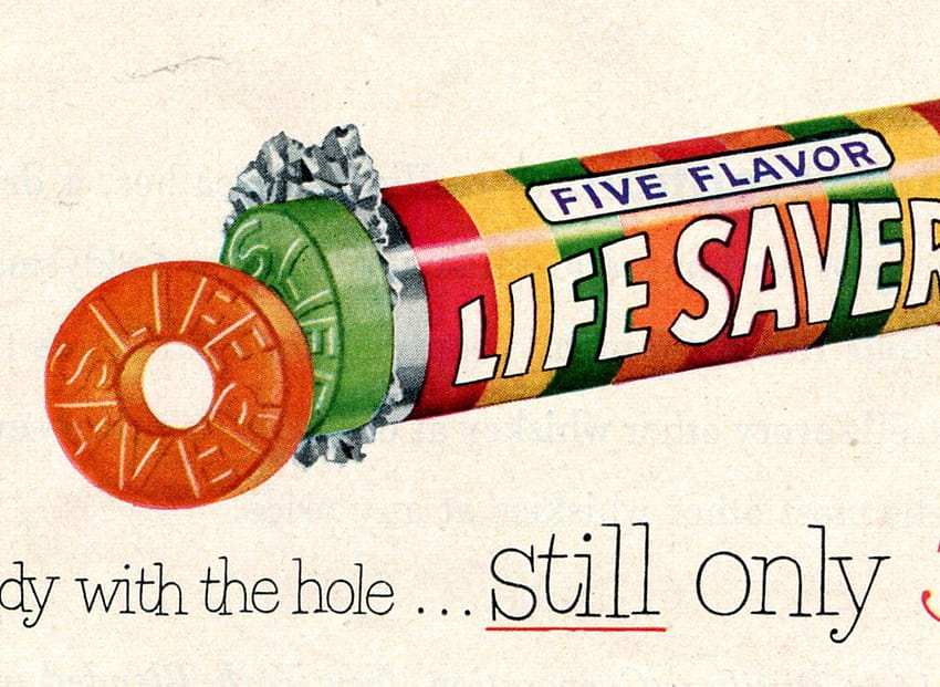 Vintage 1950's Life Savers Candy HD wallpaper