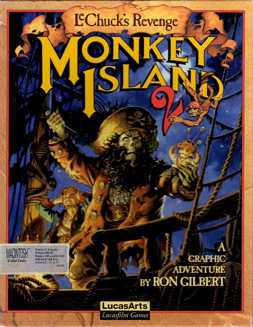 Monkey Island 2: LeChuck's Revenge HD тапет за телефон