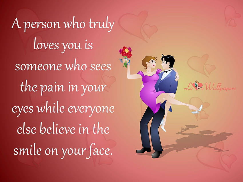 Romantic Cartoon Couple Love Quotes, cartoon love HD wallpaper | Pxfuel