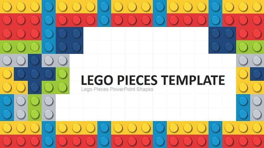 Lego PowerPoint Template, lego background HD wallpaper