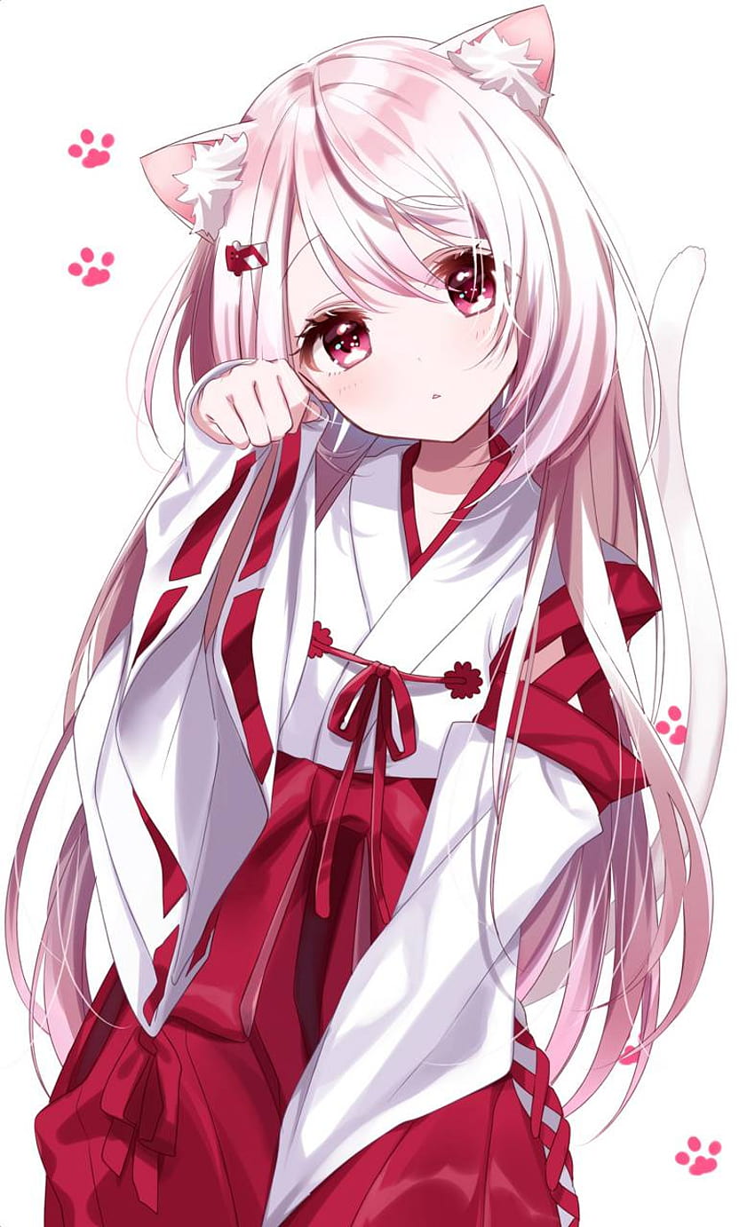 Anime-Mädchen mit Kapuzenpullis HD-Handy-Hintergrundbild
