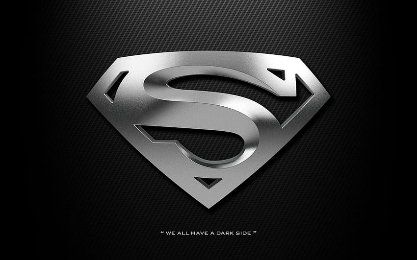 Superman Logo, dark superman HD wallpaper