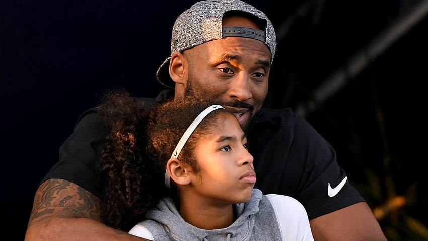 La fille de Kobe Bryant, Gianna, espérait continuer la légende de la NBA, Kobe Bryant et Gigi Brayant Fond d'écran HD