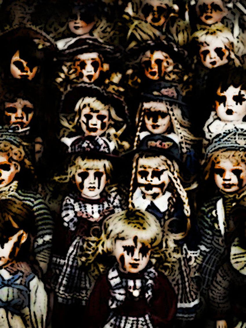Scary Dolls, creepy doll HD phone wallpaper