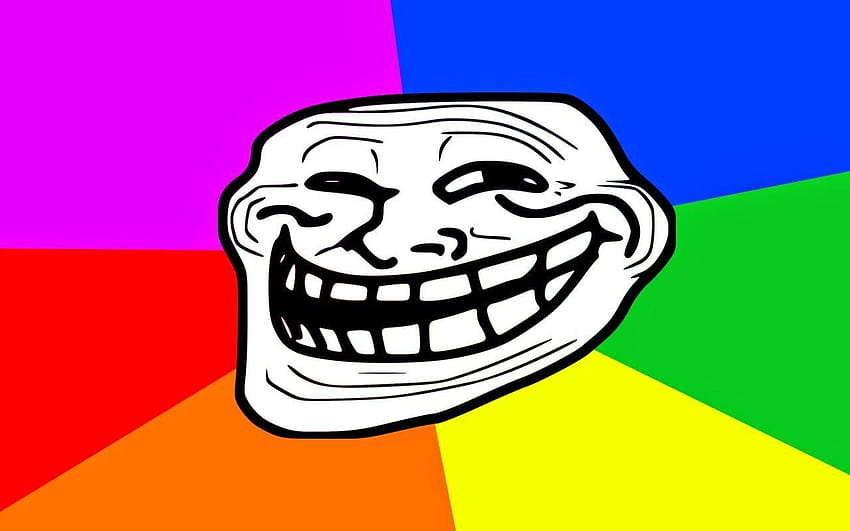 Troll Meme: Troll ตลก & ตัวสร้าง Meme ที่ดีที่สุด, พื้นหลังใบหน้าหมุนรอบ วอลล์เปเปอร์ HD