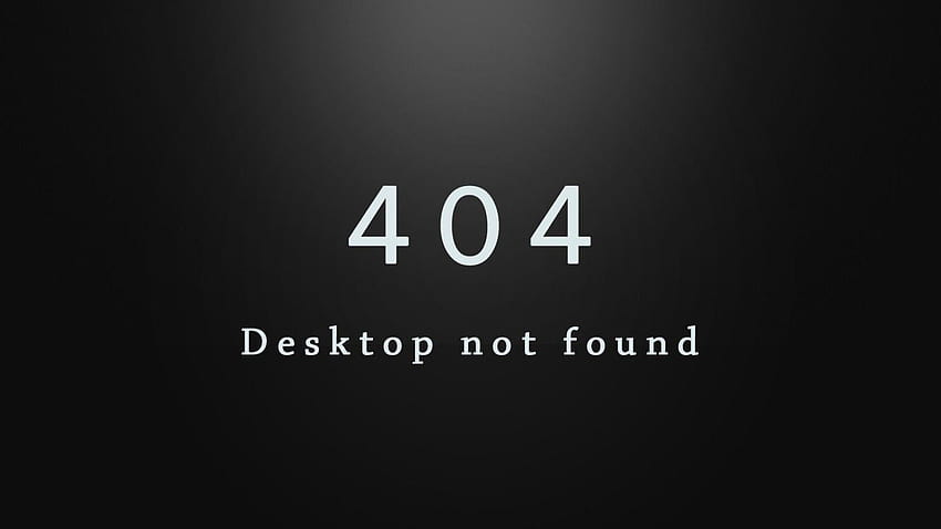 Simplemente: 404 s de error oscuros y limpios negros fondo de pantalla